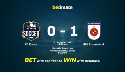 FC 코시체 대 MFK 루좀베로크 예측, 확률 및 베팅 팁 2023년 12월 16일