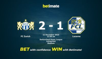 FC 취리히 대 루체른 예측, 확률 및 베팅 팁 2023-12-10