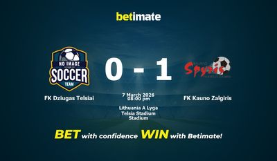 FK Dziugas Telsiai 대 FK Kauno Zalgiris 예측, 확률 및 베팅 팁