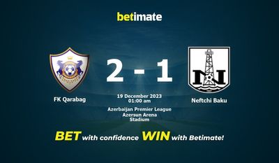 FK Qarabag 대 Neftchi Baku 예측, 승률 & 베팅 팁 2023년 12월 18일