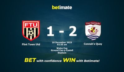 플린트 타운 Utd 대 Connah's Quay 예측, 승률 및 베팅 팁