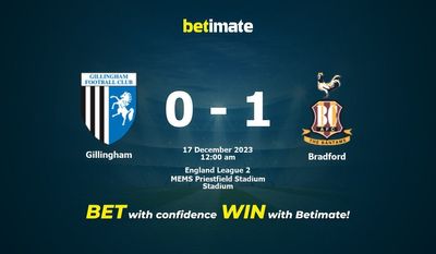 Gillingham 대 Bradford 예측, 승률 및 베팅 팁 2023년 12월 16일