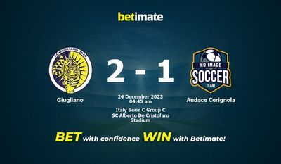 Giugliano 대 Audace Cerignola 예측, 승률 및 베팅 팁 2023년 12월 23일