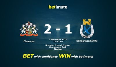 Glenavon 대 Dungannon Swifts 예측, 승률 및 베팅 팁