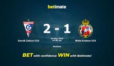 Gornik Zabrze U19 대 Wisla Krakow U19 예측, 승률 및 베팅 팁 2025년 5월 24일