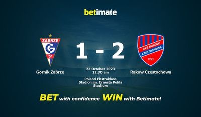 Gornik Zabrze 대 Rakow Czestochowa 예측, 승률 및 베팅 팁 2023년 10월 22일