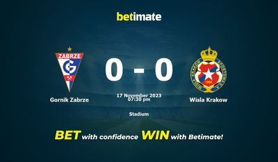 Gornik Zabrze 대 Wisla Krakow 예측, 승률 및 베팅 팁 2023년 11월 17일