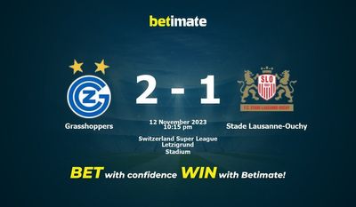 그래스호퍼 vs Stade Lausanne-Ouchy 예측, 승률 및 베팅 팁 2023-11-12