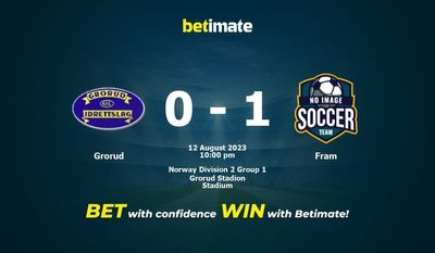 Grorud 대 Fram 예측, 승률 및 베팅 팁 2023-08-12