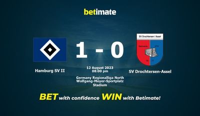 함부르크 SV II 대 SV Drochtersen-Assel 예측, 승률, 베팅 팁 2023-08-12