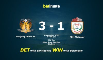 호우강 유나이티드 FC 대 PSM 마카사르 예측, 확률 및 베팅 팁 2023-11-09