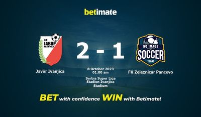 Javor Ivanjica 대 FK Zeleznicar Pancevo 예측, 승률 및 베팅 팁