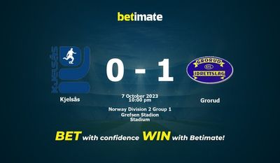 Kjelsås 대 Grorud 예측, 확률 및 베팅 팁 2023-10-07