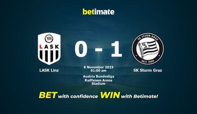 LASK 린츠 대 SK 슈투름 그라츠 예측, 확률 및 베팅 팁