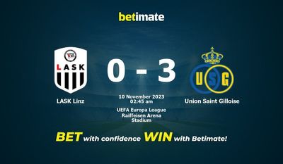 LASK Linz 대 Union Saint Gilloise 예측, 확률 및 베팅 팁 2023-11-09