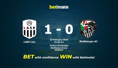 LASK Linz 대 Wolfsberger AC 예측, 승률 및 베팅 팁 2024년 2월 24일