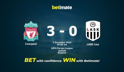 리버풀 대 LASK 린츠 예측, 확률 및 베팅 팁 2023-11-30