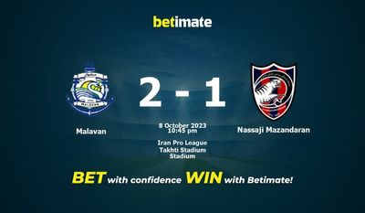 Malavan 대 Nassaji Mazandaran 예측, 확률 및 베팅 팁