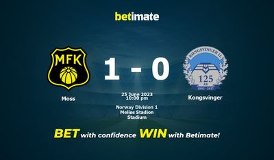 Moss vs Kongsvinger 예측, 승률 및 베팅 팁 2023/06/25