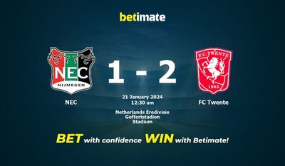 NEC 대 FC 트벤테 예측, 승률 및 베팅 팁 2024년 1월 20일