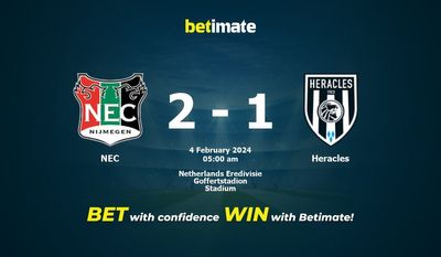 NEC 대 헤라클레스 예측, 확률 및 베팅 팁