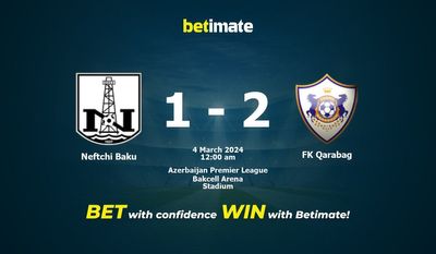 Neftchi Baku 대 FK Qarabag 예측, 확률 및 베팅 팁