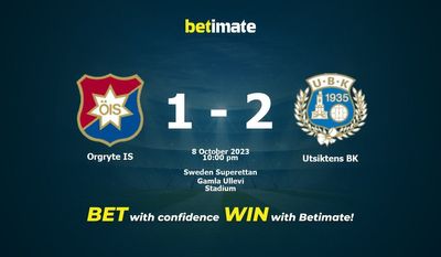 Orgryte IS 대 Utsiktens BK 예측, 확률 및 베팅 팁