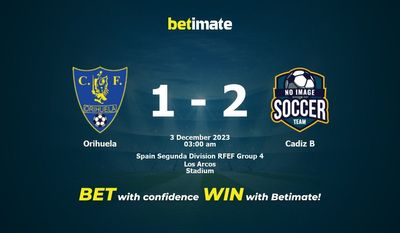 Orihuela 대 Cadiz B 예측, 확률 및 베팅 팁