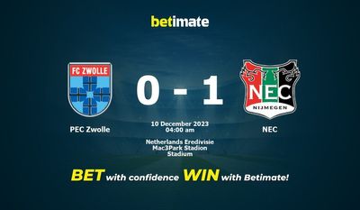 PEC Zwolle 대 NEC 예측, 승률 및 베팅 팁 2023-12-09