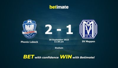 Phonix Lubeck 대 SV Meppen 예측, 승률 및 베팅 팁 2023년 9월 30일