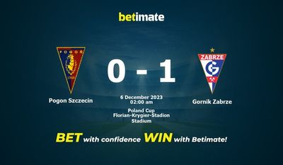 포곤 슈체친 대 Gornik Zabrze 예측, 승률 및 베팅 팁