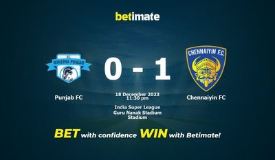 Punjab FC 대 Chennaiyin FC 예측, 승률 & 베팅 팁 2023년 12월 18일
