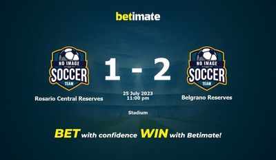 Rosario Central Reserves vs Belgrano Reserves 예측, 승률, 베팅 팁 2023-07-25