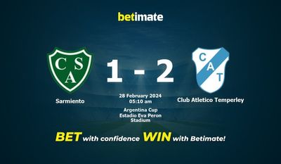 Sarmiento 대 Club Atletico Temperley 예측, 승률 및 베팅 팁 2024년 2월 27일