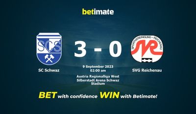 SC Schwaz 대 SVG Reichenau 예측, 승률 및 베팅 팁 2023년 9월 8일