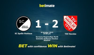 SC Spelle-Venhaus 대 TSV Havelse 예측, 승률 및 베팅 팁 2023년 8월 10일