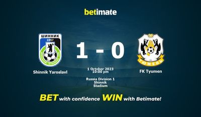 Shinnik Yaroslavl 대 FK 튜멘 예측, 확률 및 베팅 팁