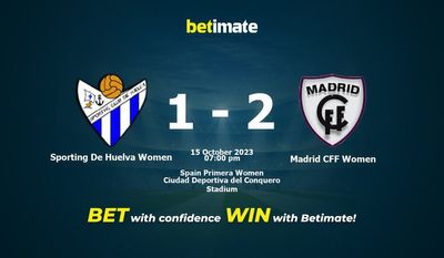 Sporting De Huelva Women 대 마드리드 CFF 여성 예측, 승률 및 베팅 팁 2023-10-15