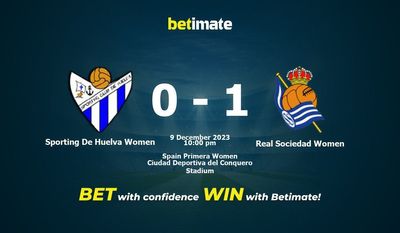 Sporting De Huelva Women vs Real Sociedad Women 예측, 승률 및 베팅 팁 2023-09-12