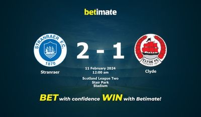 Stranraer 대 Clyde 예측, 승률 및 베팅 팁 2024년 2월 10일