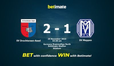 SV Drochtersen-Assel 대 SV Meppen 예측, 승률 및 베팅 팁 2023-11-24
