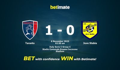 Taranto 대 Juve Stabia 예측, 확률 및 베팅 팁