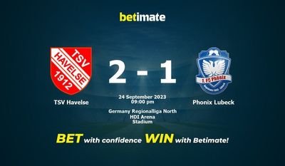 TSV Havelse 대 Phonix Lubeck 예측, 승률 및 베팅 팁 2023년 9월 24일