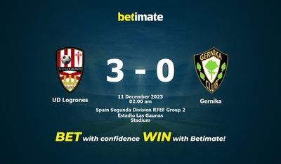 UD Logrones 대 Gernika 예측, 승률 및 베팅 팁 2023-12-10