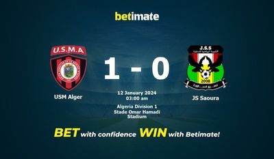USM Alger 대 JS Saoura 예측, 확률 및 베팅 팁