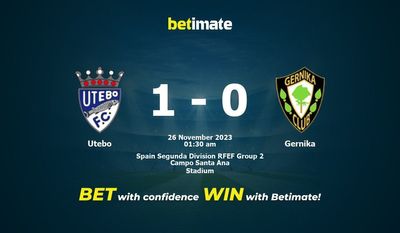 Utebo 대 Gernika 예측, 승률 및 베팅 팁 2023년 11월 25일