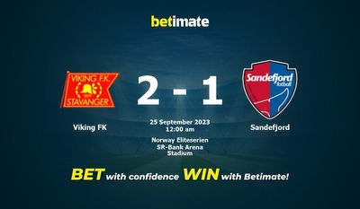 바이킹 FK 대 산네피요르드 예측, 승률 및 베팅 팁 2023년 9월 24일