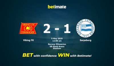 Viking FK 대 Sarpsborg 예측, 확률 및 베팅 팁