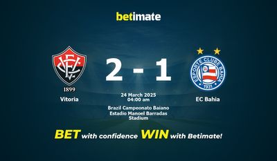 Vitoria vs EC Bahia 예측, 배당률 및 베팅 팁 03/23/2025