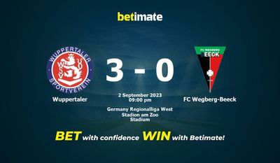 부퍼탈러 대 FC Wegberg-Beeck 예측, 확률 및 베팅 팁